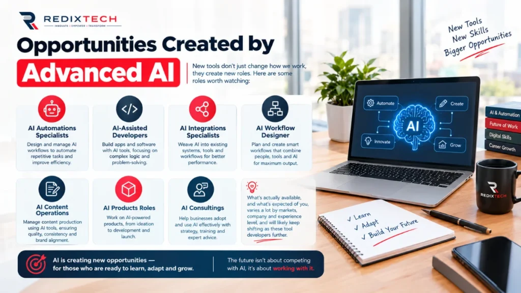 Career opportunities created by advanced AI