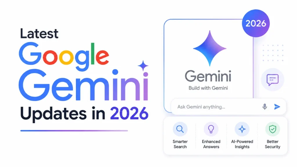 Latest Google Gemini updates in 2026 including new AI features and capabilities
