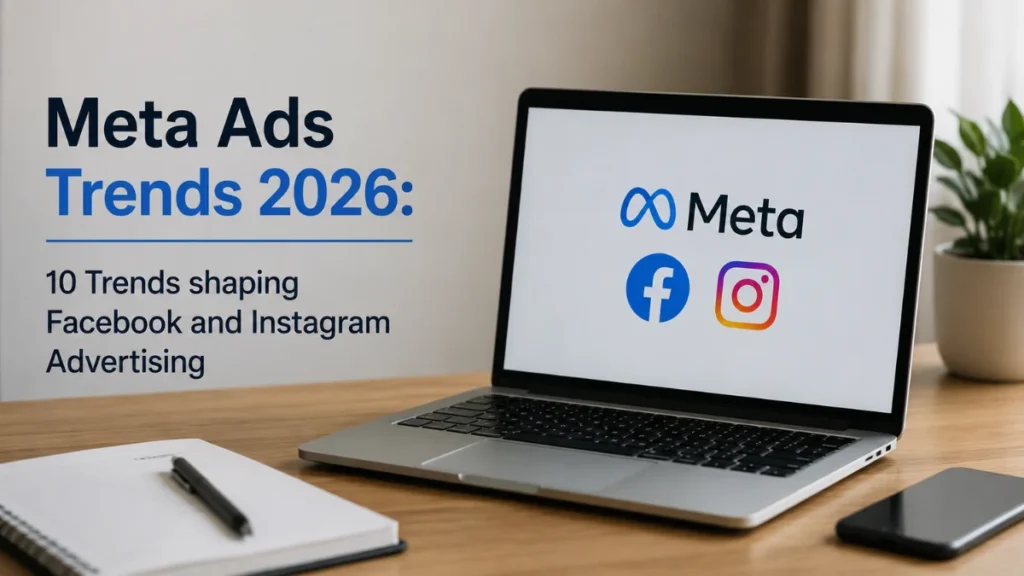 Meta Ads Trends 2026 showing 10 trends shaping Facebook and Instagram advertising