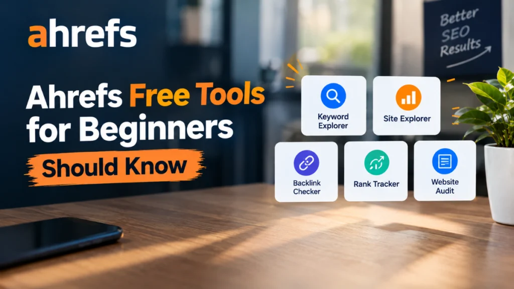 Ahrefs free SEO tools for beginners and keyword research